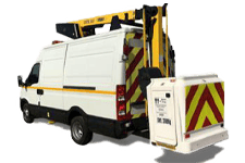Minibus Hire Solihull - 12.5M Cherry Picker 3.5T - Van hire Solihull