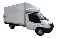 Minibus Hire Solihull - Ford Luton 3.5 ton Tail Box Lift Truck - Truck hire Solihull