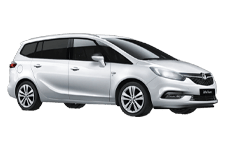 Minibus Hire Solihull - Vauxhall Zafira 5 + 2 - Minibus hire Solihull